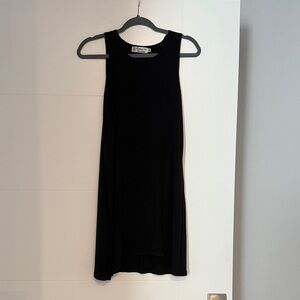 Fighting Eel Black Sleeveless Mini Shift Dress